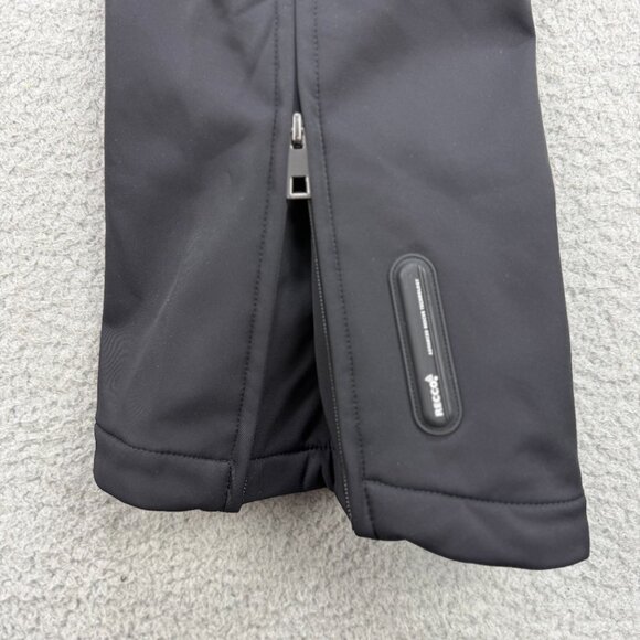 Zara Ski Bib Womens Small S Black Snow Pants Overalls Recco Jumpsuit Snowboard - Picture 8 of 11